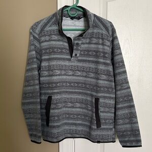 Alpine Design Men’s Print Pullover. Size Medium.